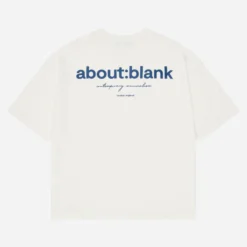 About---blank.com Box T-shirt Oat/estate Blue