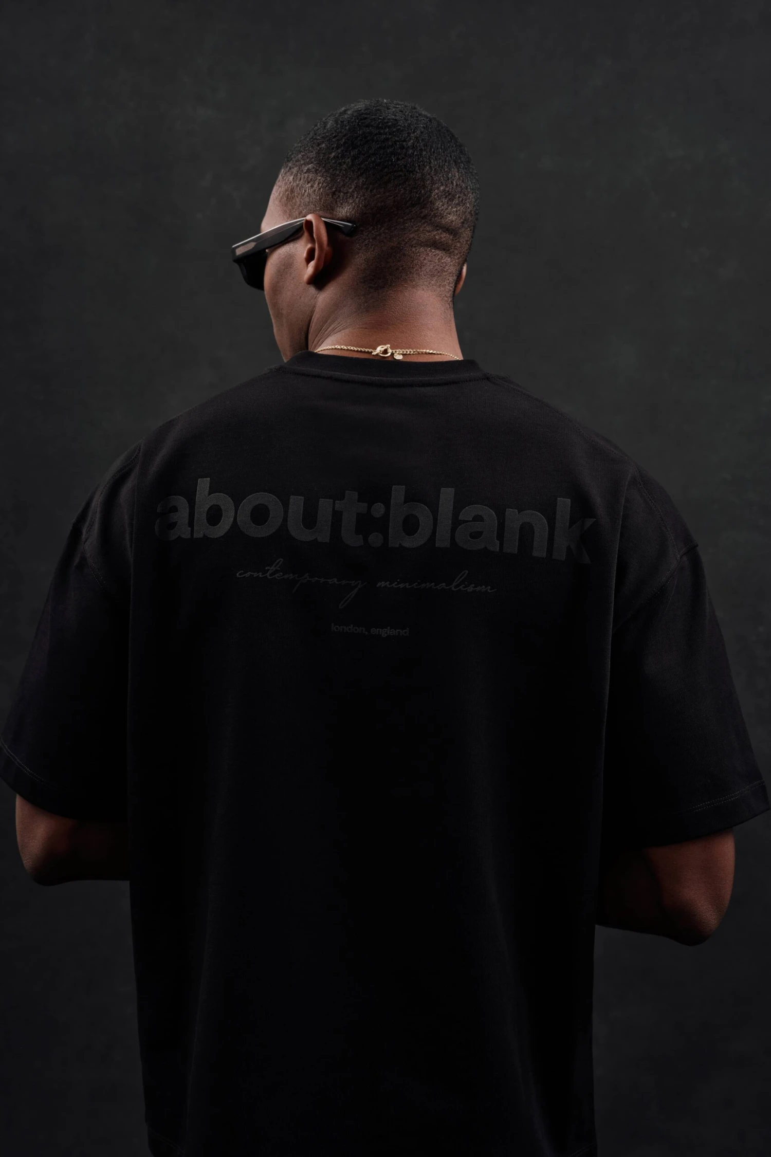 About---blank.com Box T-shirt Black/black - Image 4