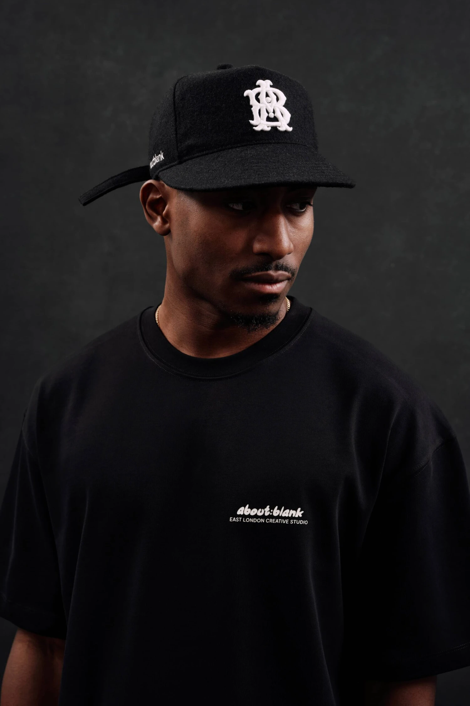 About---blank.com Zev T-shirt Black/white - Image 5