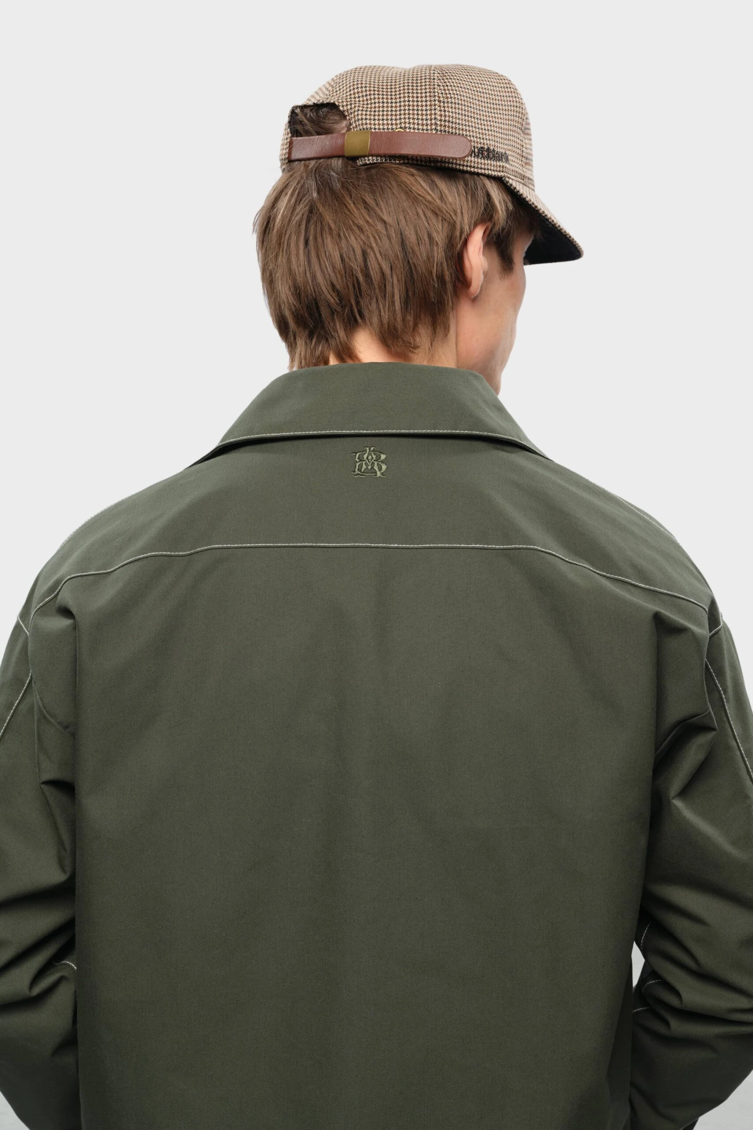 About:blank Utility Jacket Green/ecru - Image 11