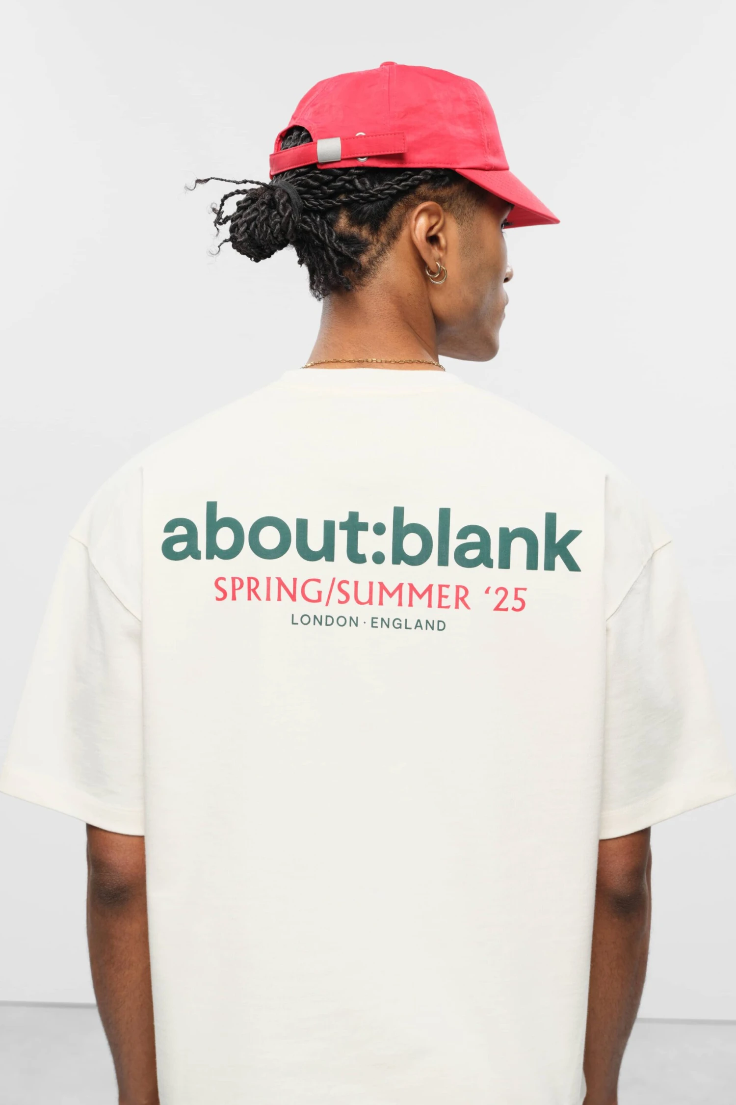 About:blank Tour T-shirt Oat/red/green - Image 5