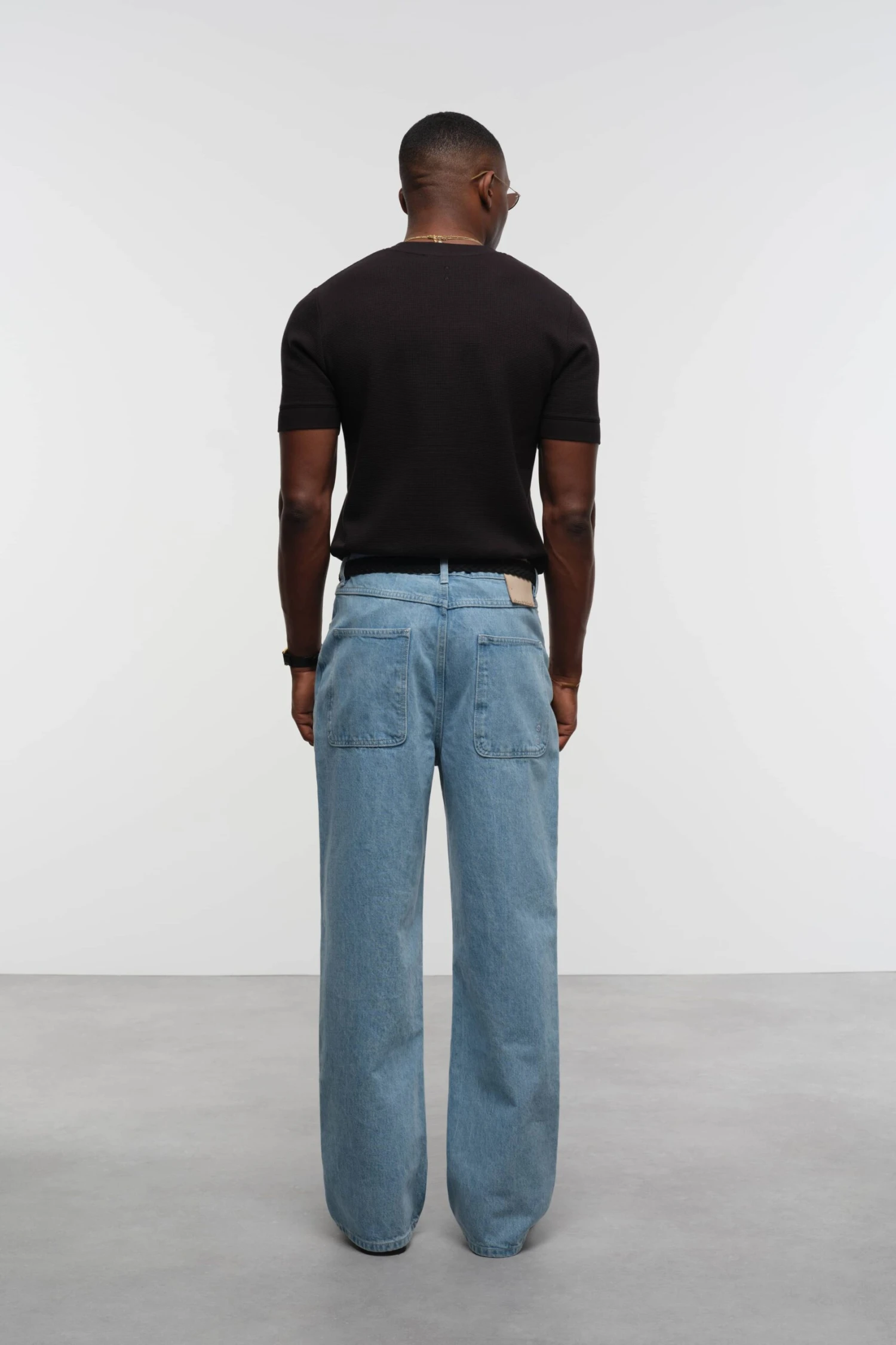 About:blank Relaxed Denim Light Wash - Image 3