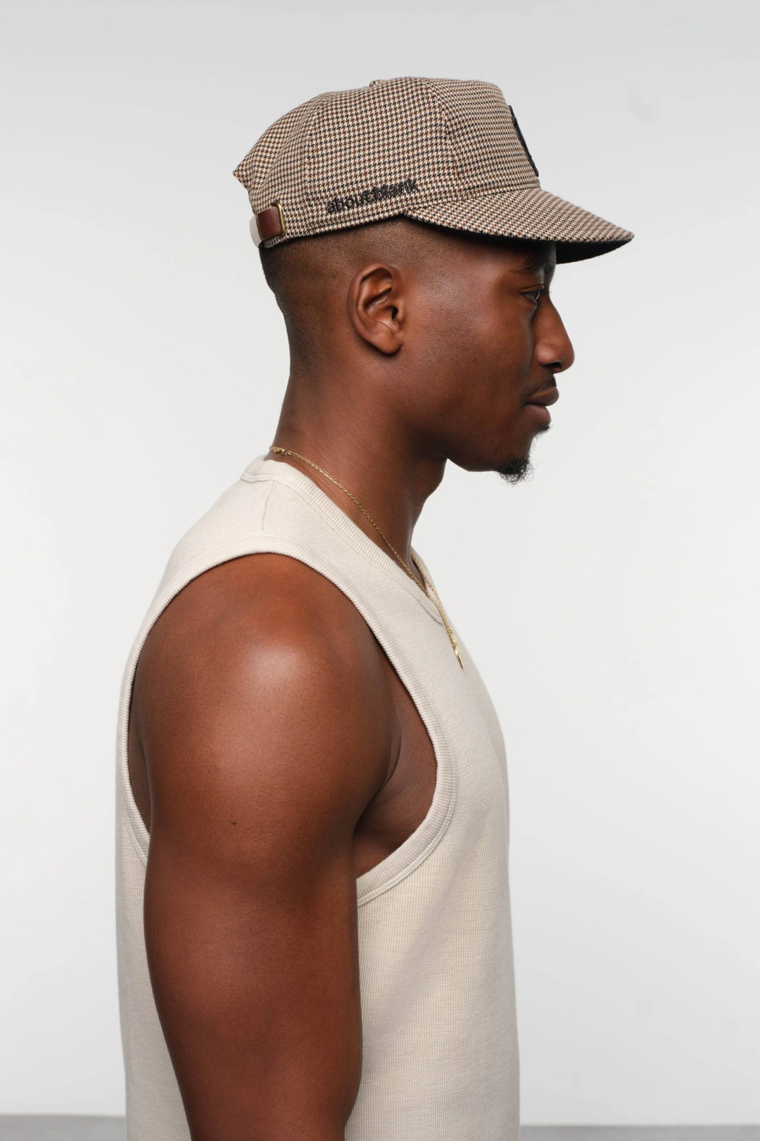 About---blank.com Monogram Wool Cap Puppytooth - Image 6