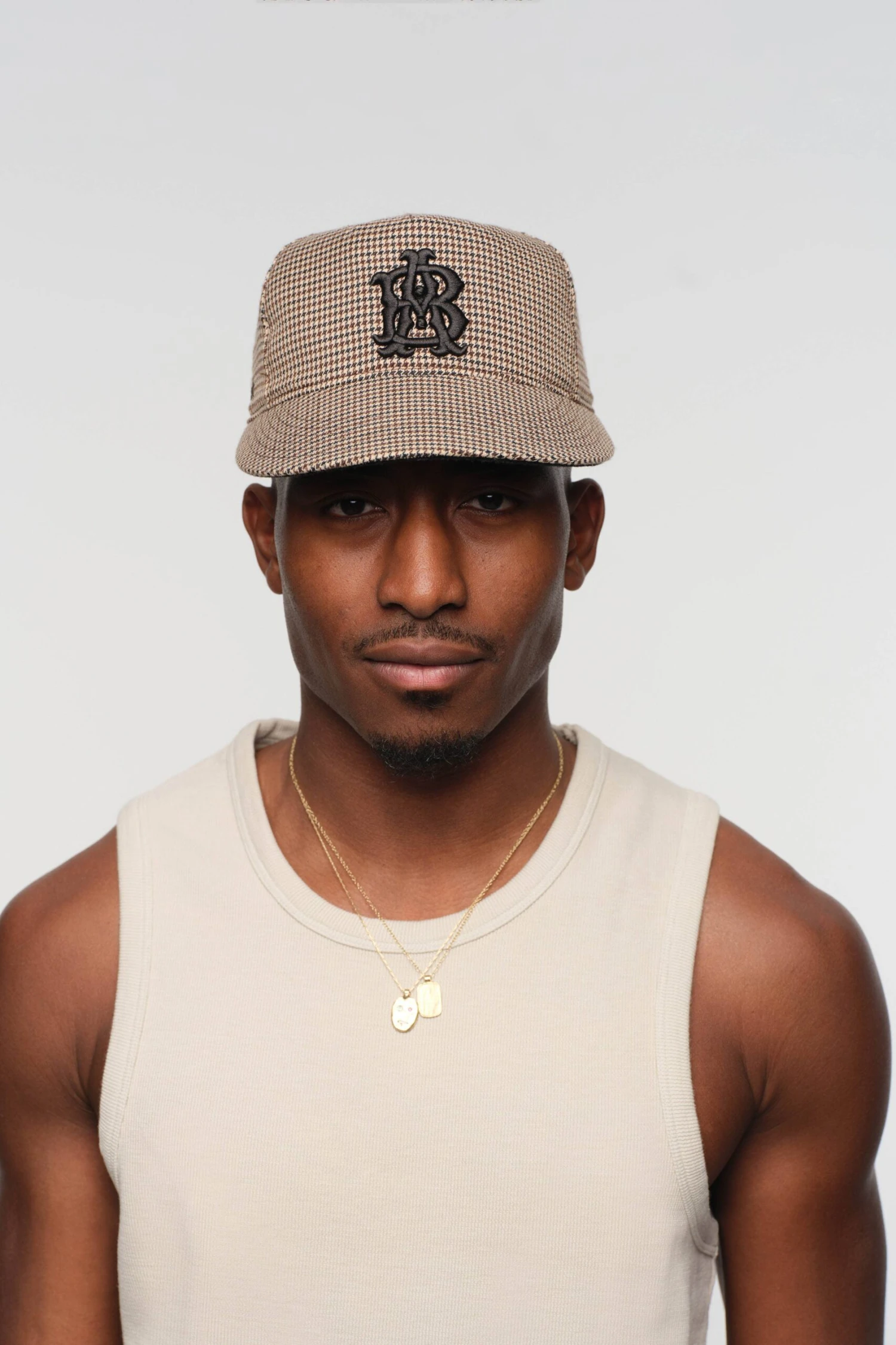 About---blank.com Monogram Wool Cap Puppytooth - Image 2