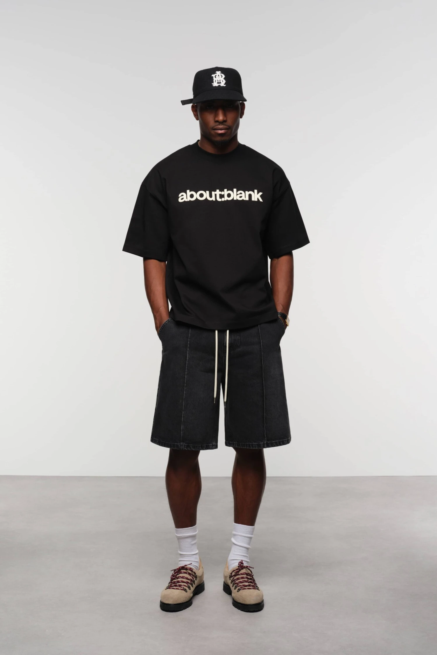 Wide Denim Short Vintage Black - Image 2