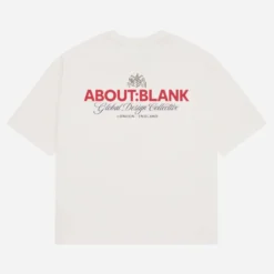 About:blank Blazon T-shirt Oat/red/black