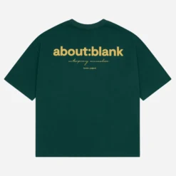 About:blank Box T-shirt Epsom Green/yellow