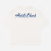 About---blank.com Banner T-shirt Oat/estate Blue