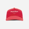 About:blank Box Cap Red/white