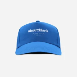 About:blank Box Cap Estate Blue/ecru