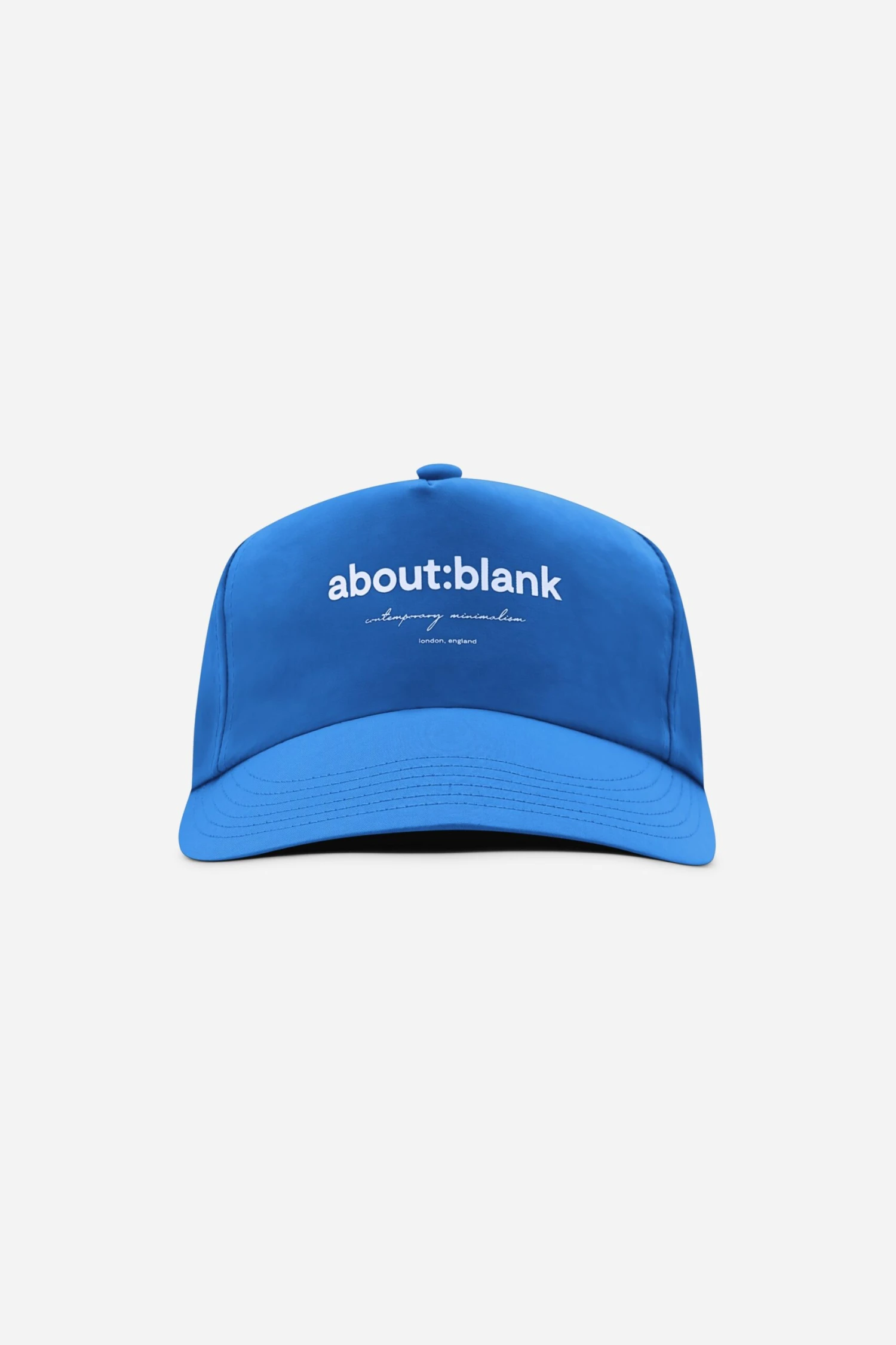 About:blank Box Cap Estate Blue/ecru
