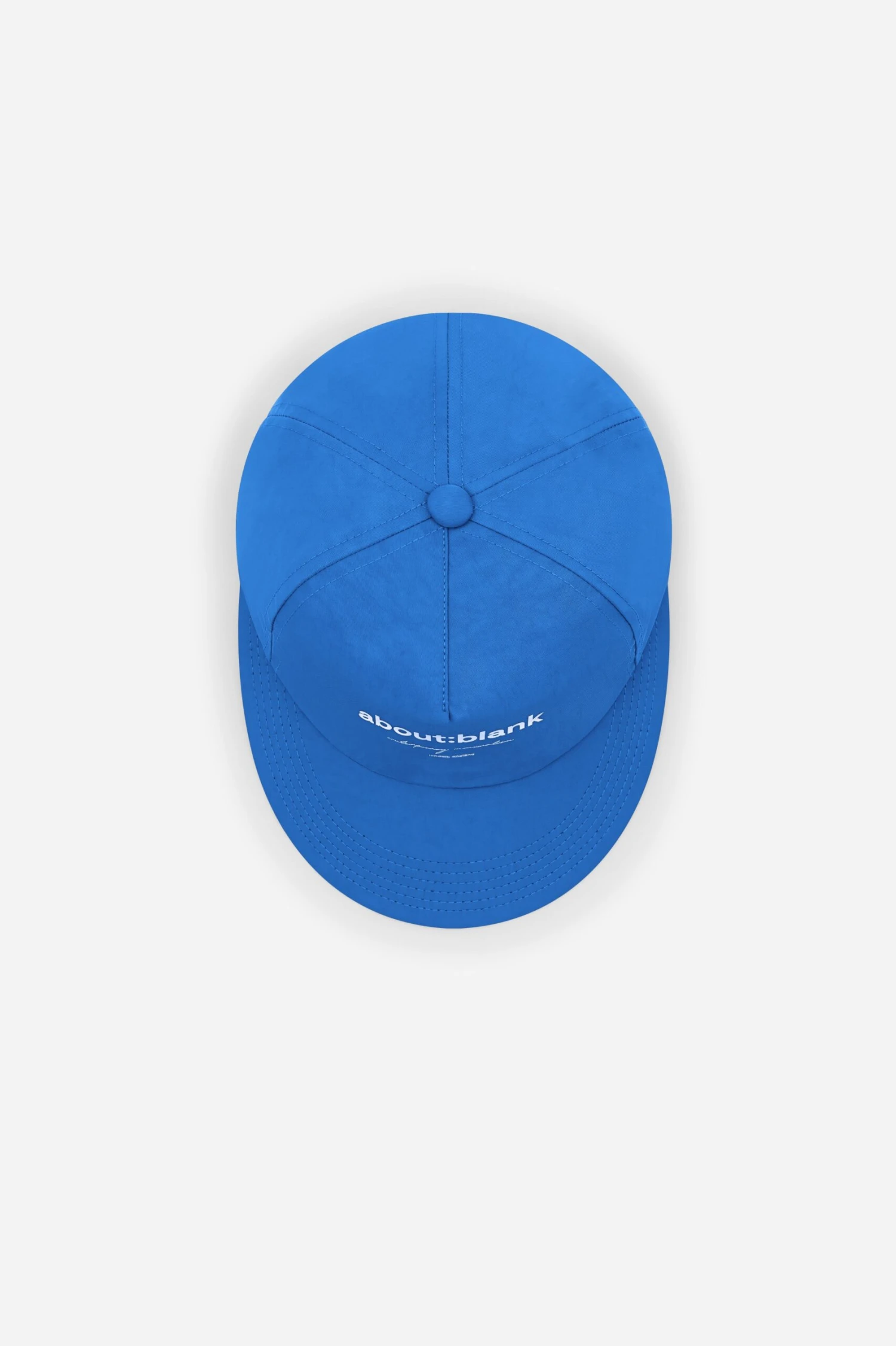 About:blank Box Cap Estate Blue/ecru - Image 5