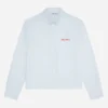 About:blank Oxford Script Shirt White/blue