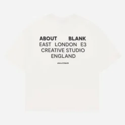 About---blank.com Creative Studio T-shirt Oat/black