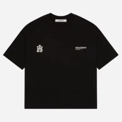 About:blank Dual Logo T-shirt Black/ecru