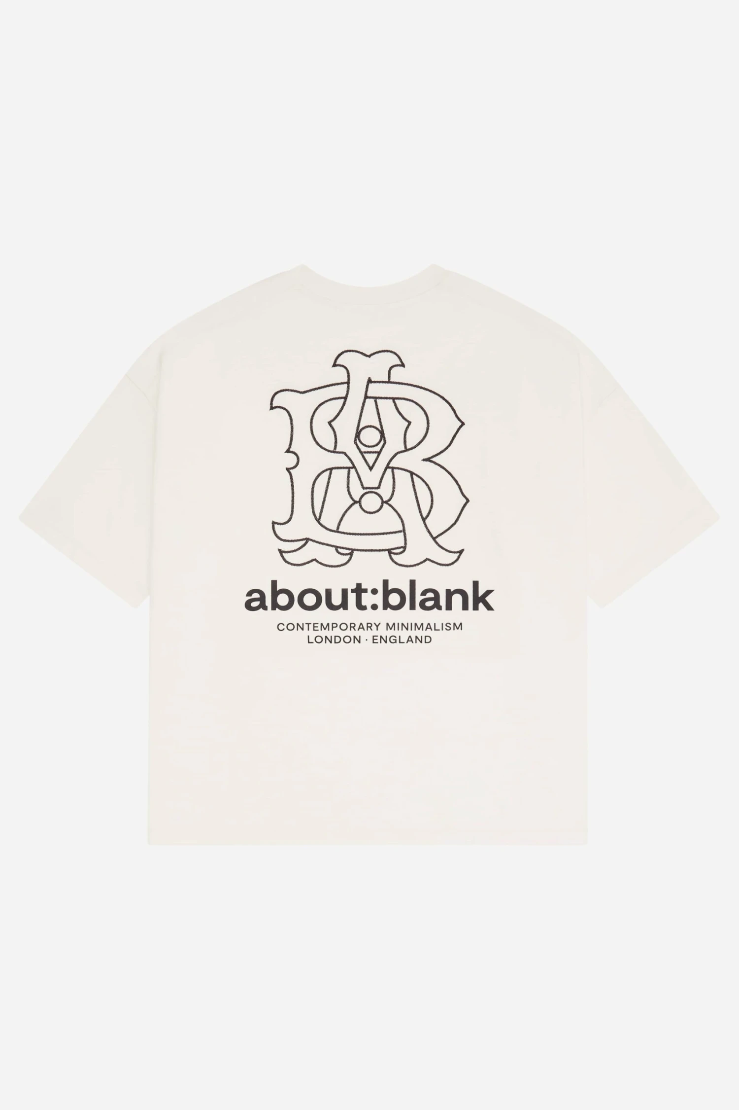 About:blank Emblem T-shirt Oat