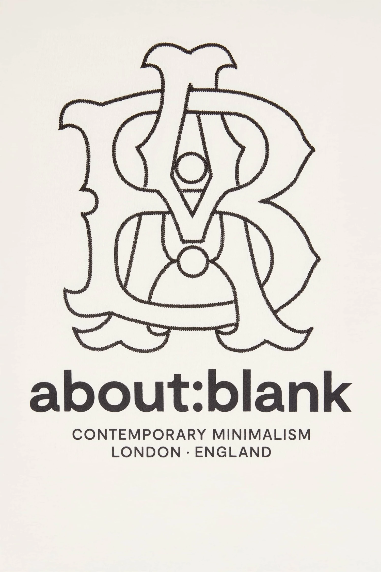 About:blank Emblem T-shirt Oat - Image 6