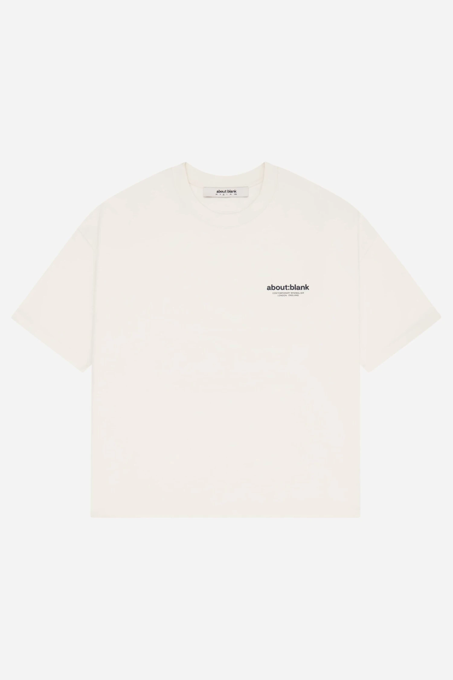 About:blank Emblem T-shirt Oat - Image 7