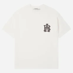 About---blank.com Monogram T-shirt Oat/black