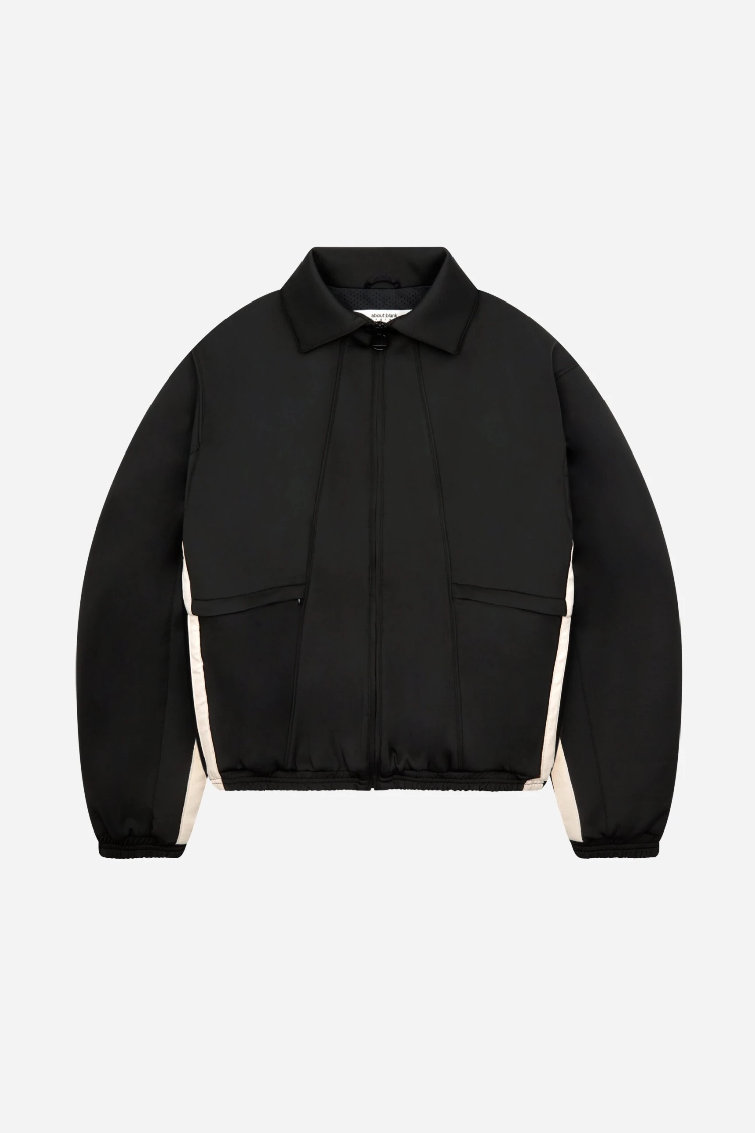 About:blank Monogram Track Jacket Black/ecru