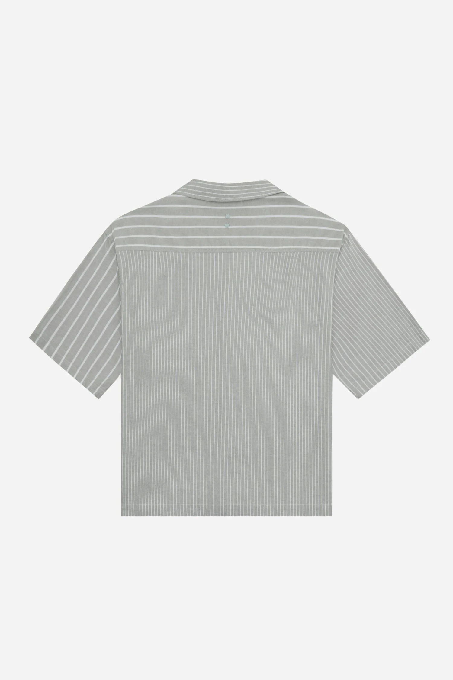 About:blank Patchwork Script Shirt Green/white - Image 3