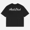 About---blank.com Banner T-shirt Black/ecru
