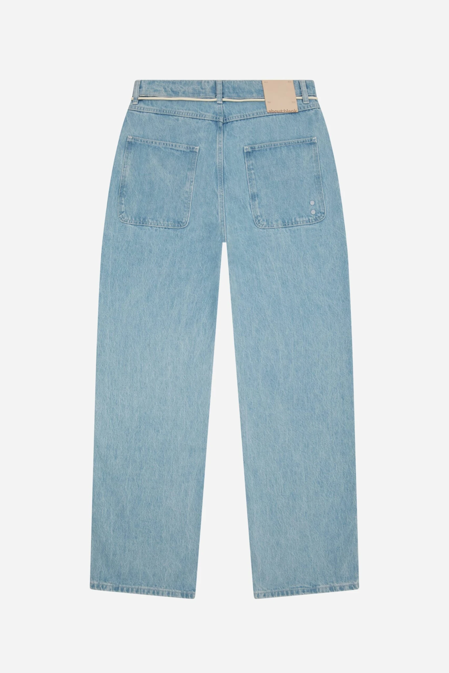 About:blank Relaxed Denim Light Wash - Image 4