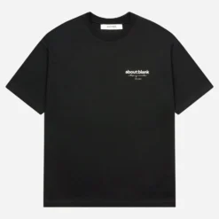 About:blank Reverse T-shirt Black/ecru