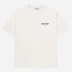 About:blank Reverse T-shirt Oat/black