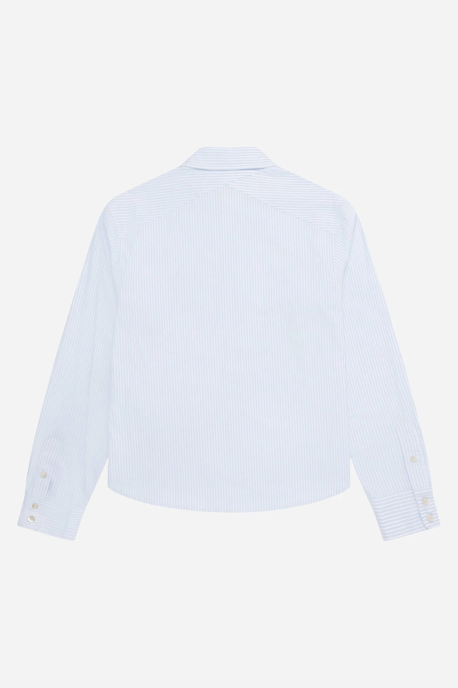 About---blank.com Striped Oxford Shirt White/blue - Image 7
