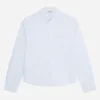 About---blank.com Striped Oxford Shirt White/blue