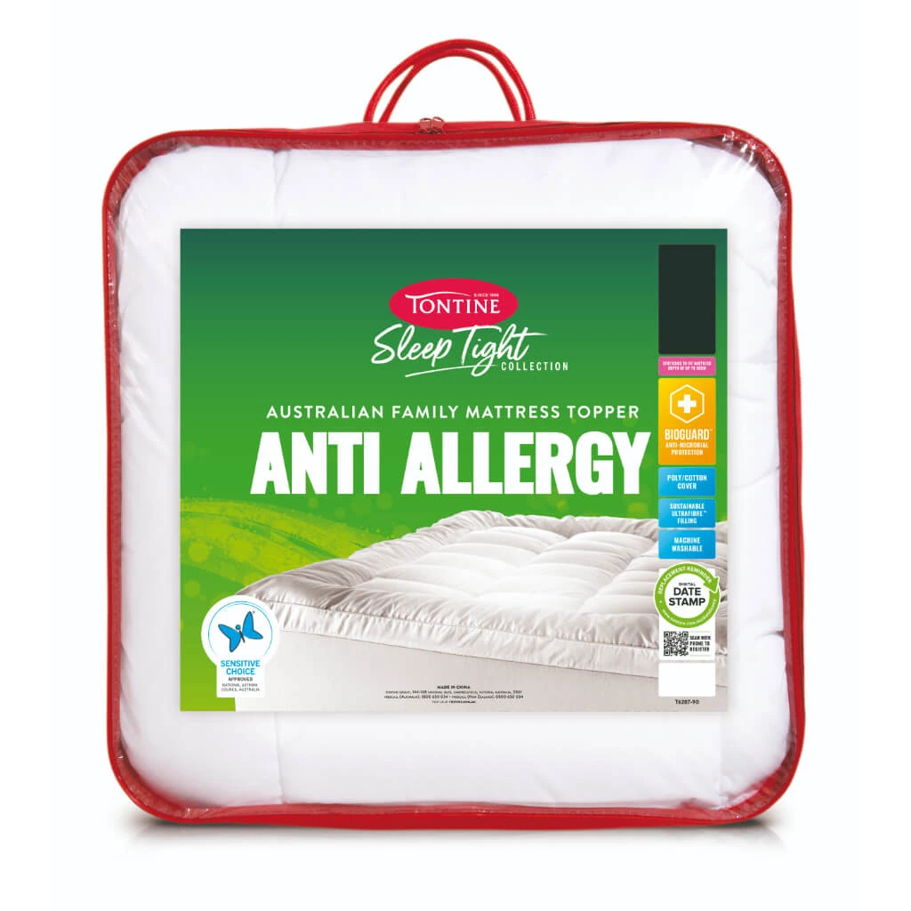 Sleep Tight Anti Allergy Mattress Topper