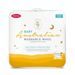 Homestead Baby/Junior Australian Washable Wool Mattress Protector