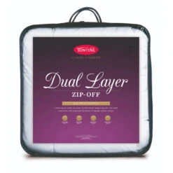 Classic Comfort Dual Layer Zip-Off Mattress Topper