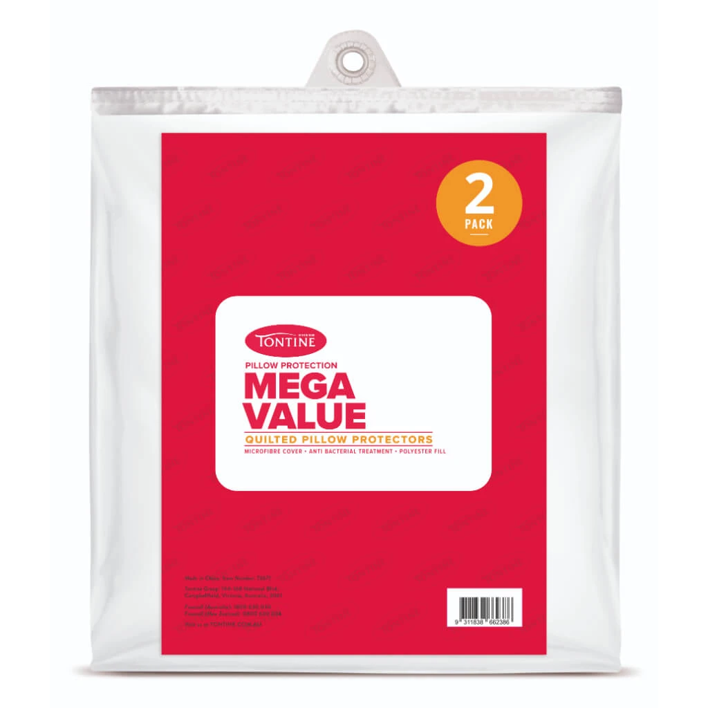 Mega Value Quilted Pillow Protector - 2 Pack