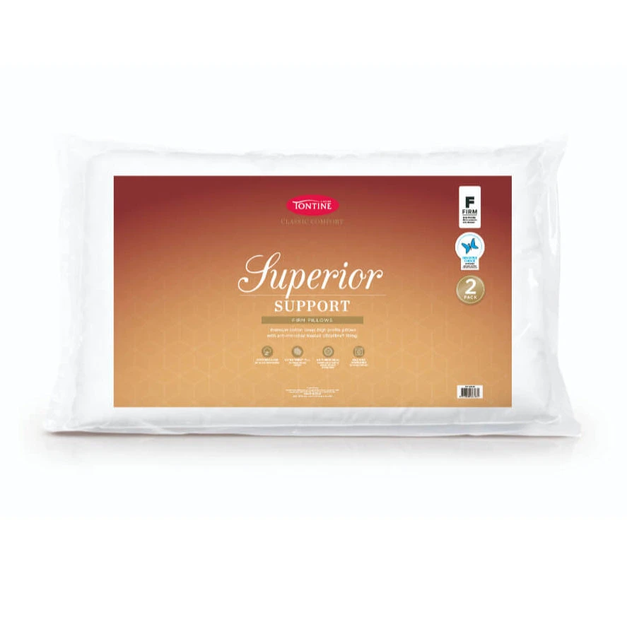 Classic Comfort Superior Support High & Firm 2 Pack Pillow