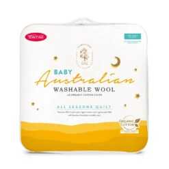 Homestead Baby/Junior Australian Washable Wool Quilt - All Seasons