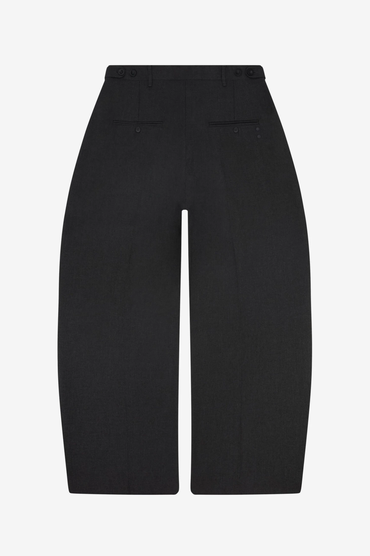 About:blank Tailored Wide Leg Trouser Charcoal - Image 3