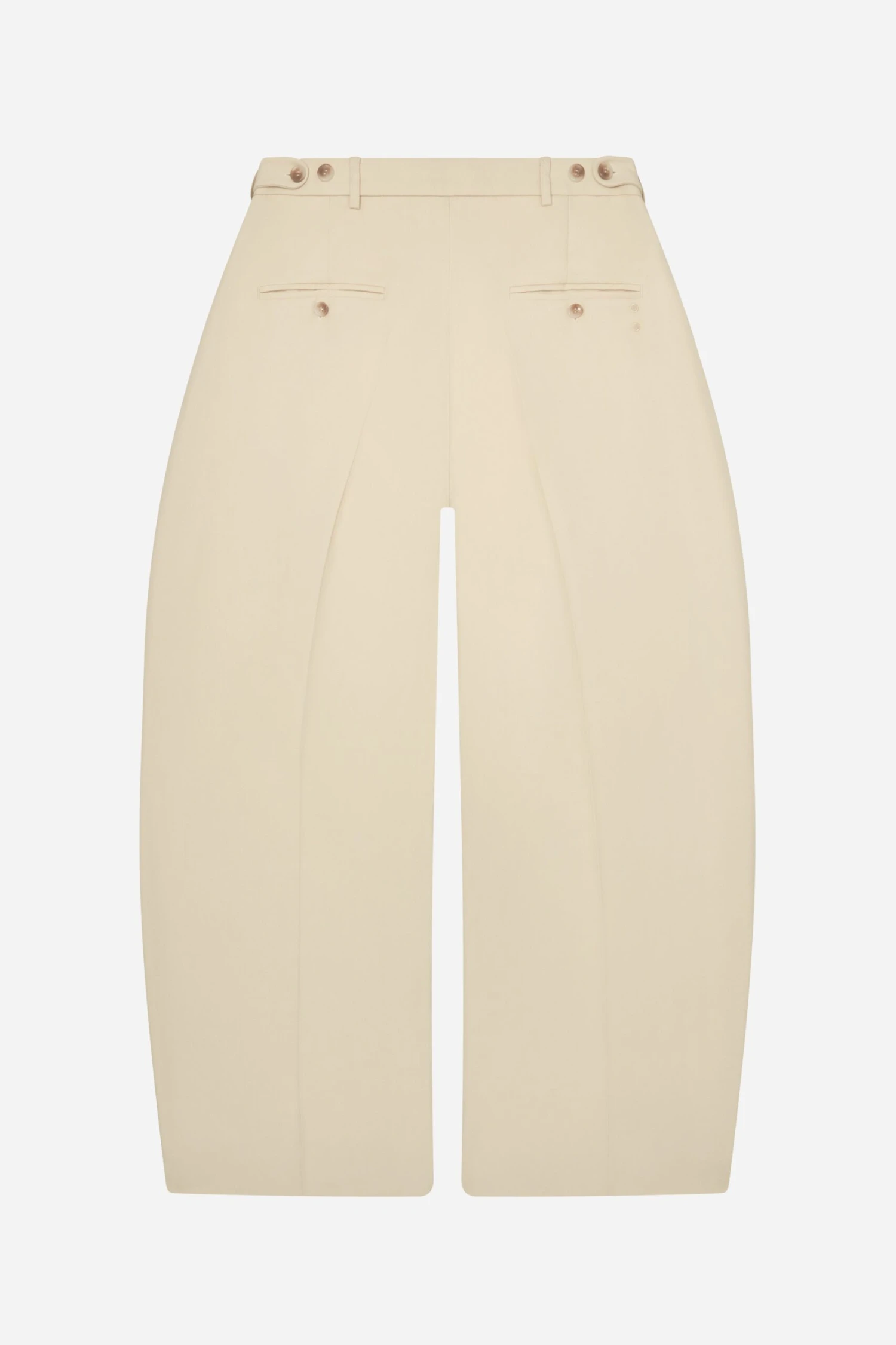About:blank Tailored Wide Leg Trouser Ecru - Image 4
