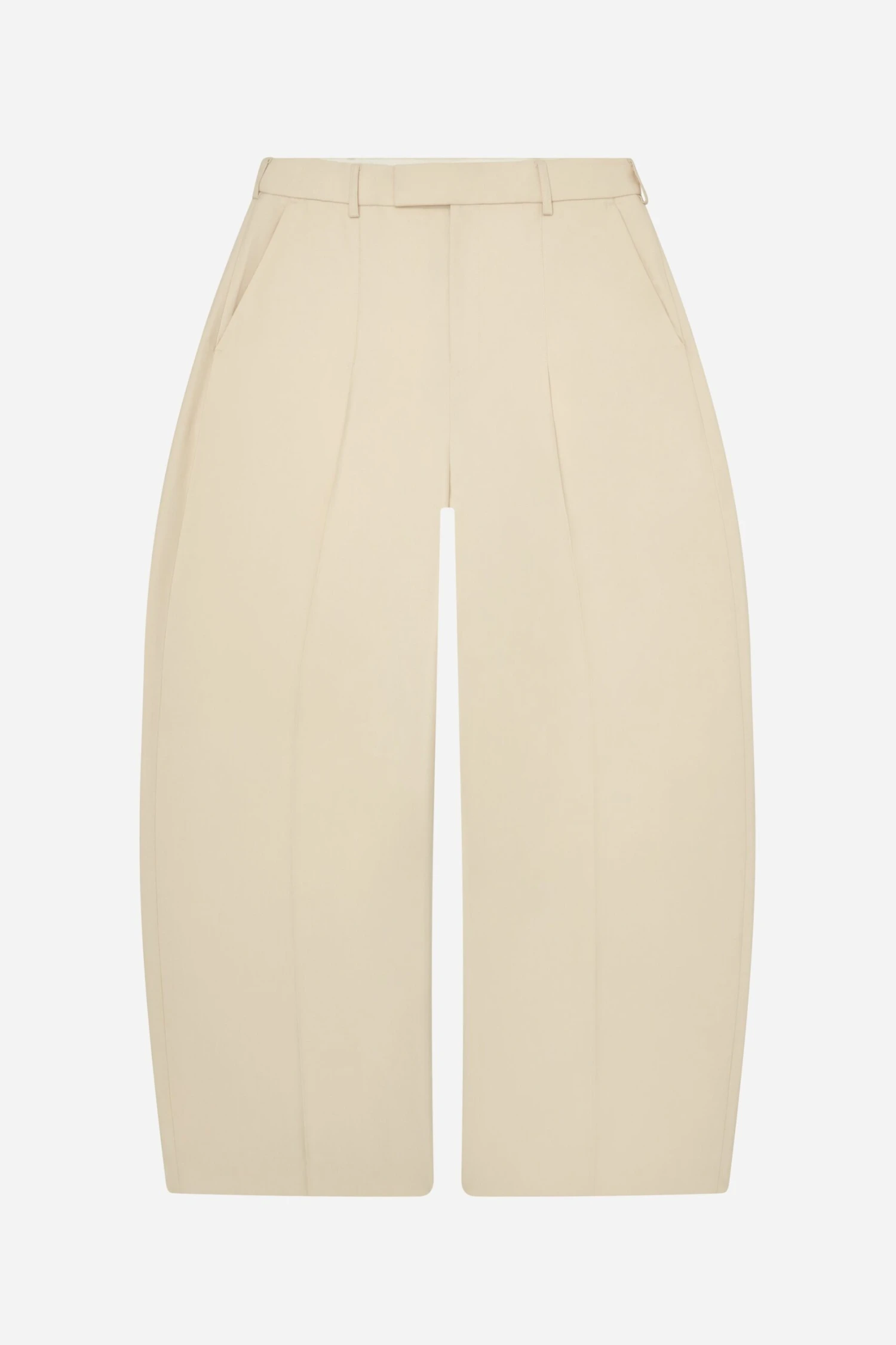 About:blank Tailored Wide Leg Trouser Ecru