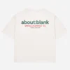 About:blank Tour T-shirt Oat/red/green