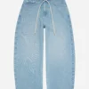 About:blank Wide Leg Denim Light Blue Wash