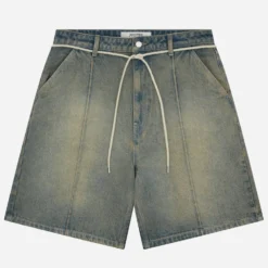 Wide Denim Short Dirty Wash