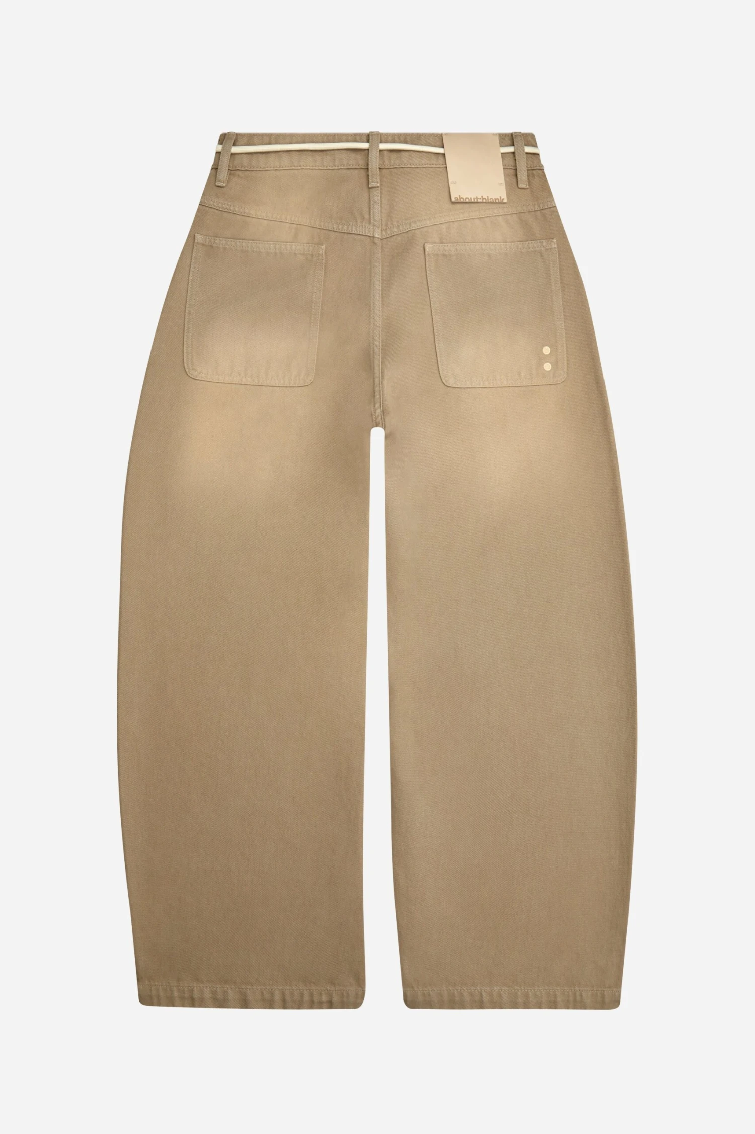 About:blank Wide Leg Denim Sand Wash - Image 8