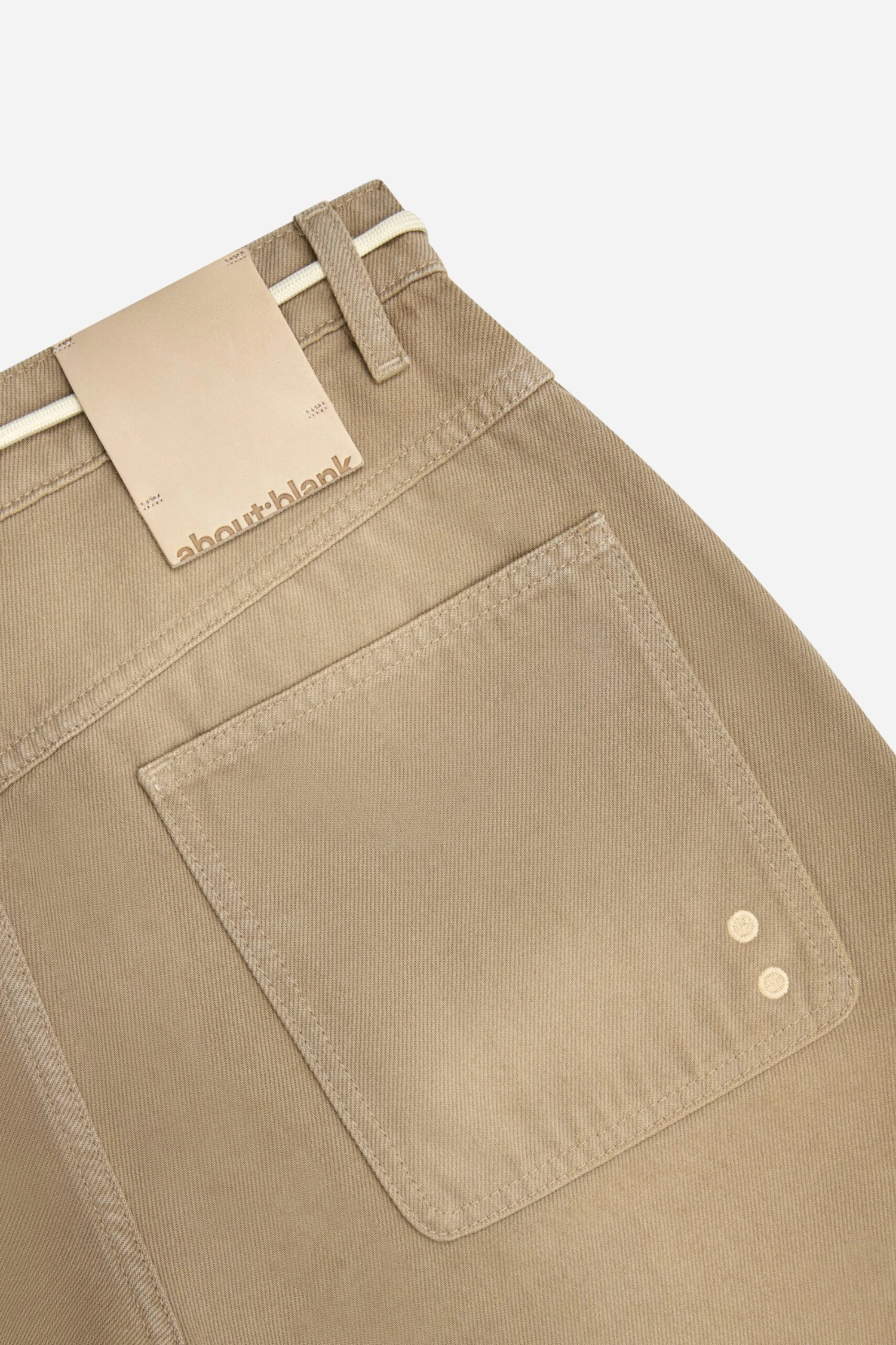 About:blank Wide Leg Denim Sand Wash - Image 11