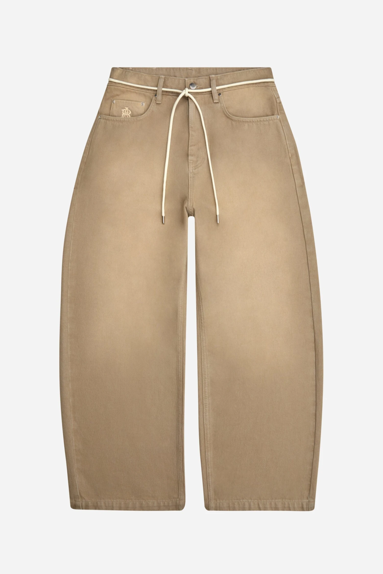 About:blank Wide Leg Denim Sand Wash