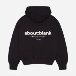 About---blank.com Box Hoodie Black