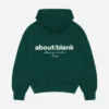 About---blank.com Box Hoodie Epsom Green