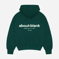 About---blank.com Box Hoodie Epsom Green