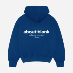 About---blank.com Box Hoodie Estate Blue